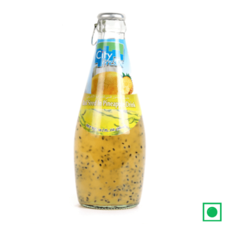 CITYFRESHPINEAPPLEBASILSEEDDRINK