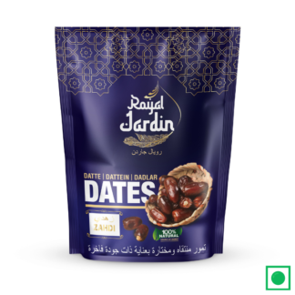 Royal jardin Zahdi Dates Pouch, 500g (IMPORTED) - Remkart