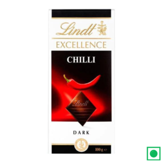 Lindt Excellence Dark Chilli Bar, 100g (Imported) - Remkart