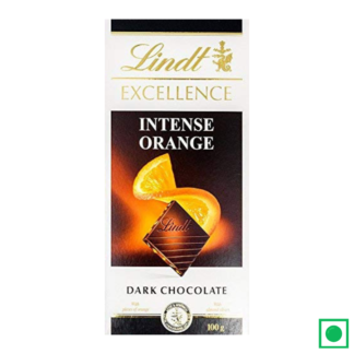 Lindt Excellence Orange Intense Chocolate with Almonds 100gm (Imported) - Remkart