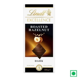Lindt Excellence Dark Hazelnut Bar, 100g (Imported) - Remkart
