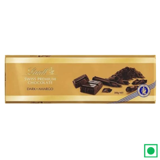 Lindt Swiss Premium Dark Chocolate, 300g (Imported) - Remkart