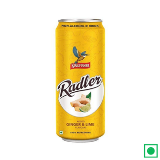Kingfisher Radler - Non Alcoholic Malt Drink - Ginger and Lime, 300 ml - Remkart