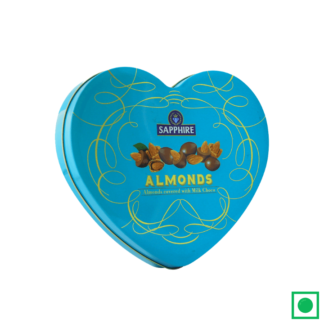 Sapphire Almonds Covered in Milk Chocolate, 160g - Remkart