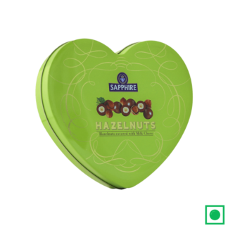 Sapphire Hazelnuts Covered in Milk Chocolate 160g - Remkart