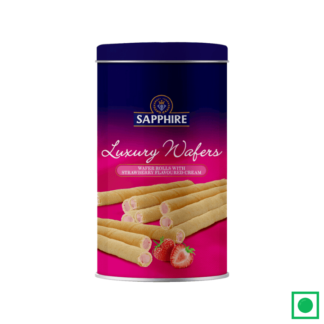 Sapphire Wafer Rolls With Strawberry Cream 300g - Remkart